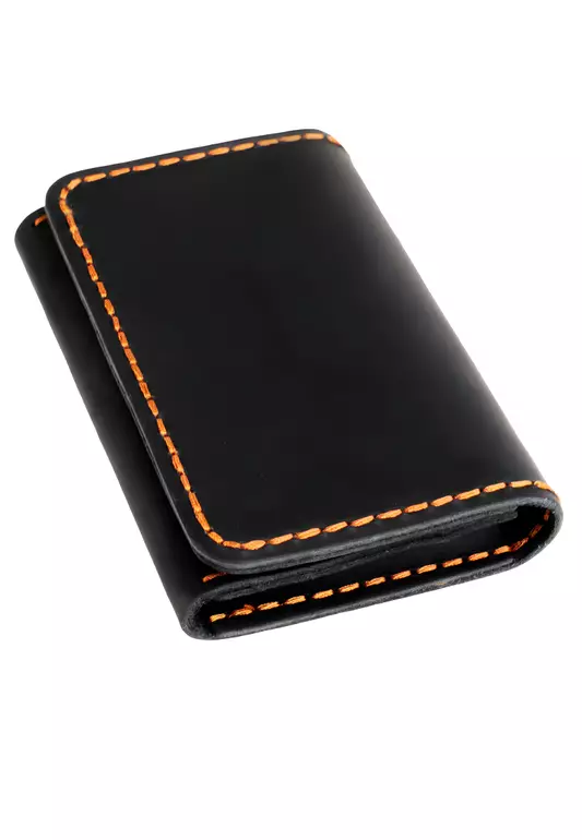 Crazy Horse Leather Urban Minimalist Anti-Skimming Cardholder