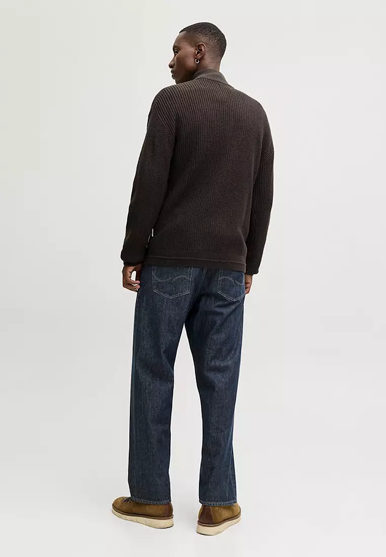 Half Zip Knit Sweater