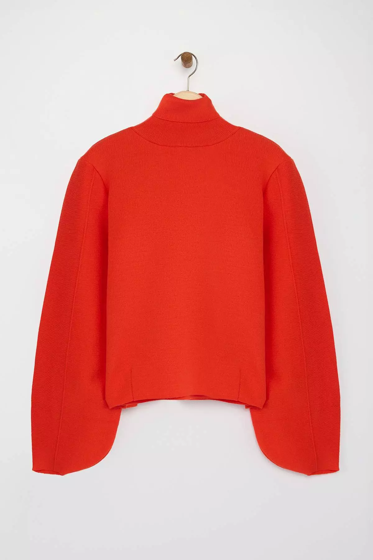 Pomegranate Flower Basic Turtleneck Knitwear Sweater