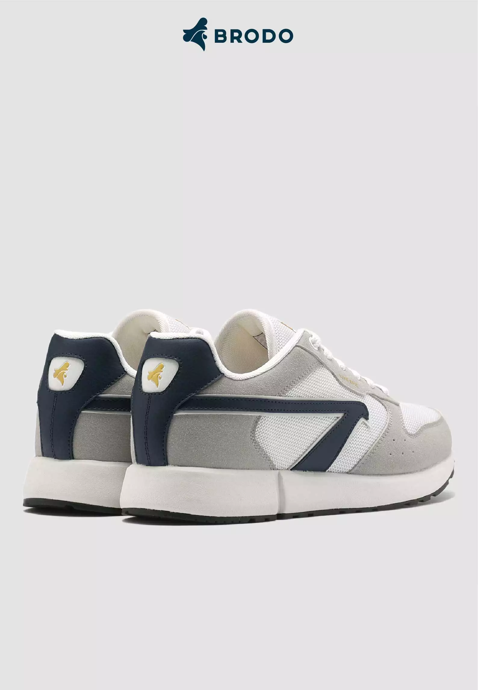 BRODO - Sneakers Corsa Classic White Navy