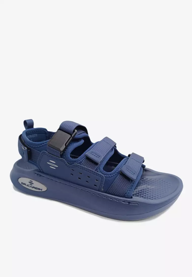 Dr Cardin Men Adjustable Triple Strappy Chunky Walking Sandals D-EOR-8376