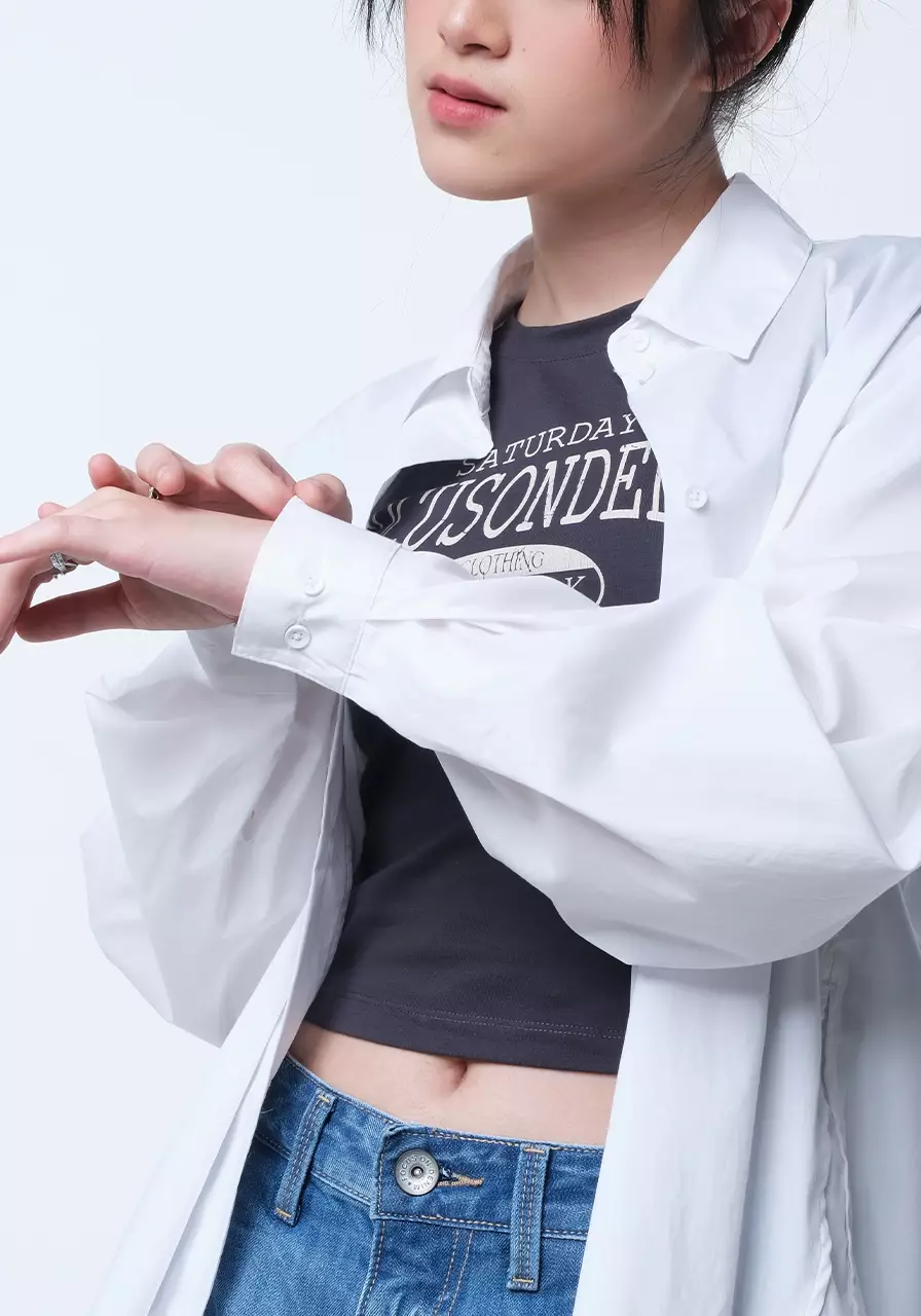 Kemeja Wanita Chikazu Offwhite