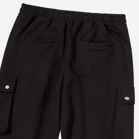 OVERSIZE CARGO JOGGER PANTS BLACK