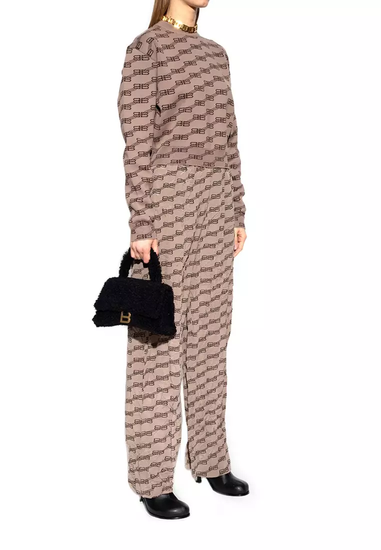 BB Monogram Sweater in Brown