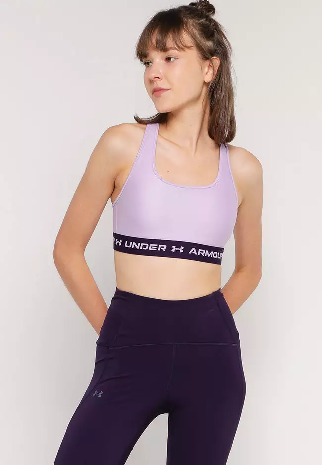 Under Armour UA Mid Crossback Sports Bra 2024, Buy Under Armour Online