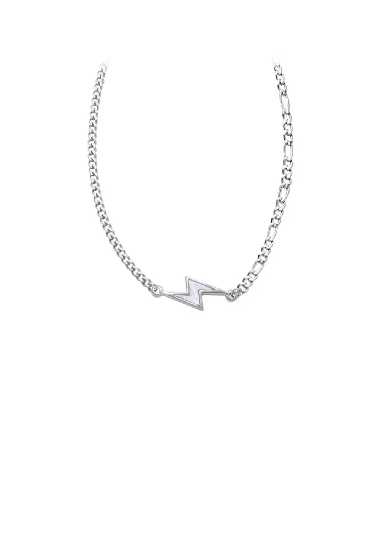 Buy Glamorousky Fashion Temperament 316L Stainless Steel Lightning