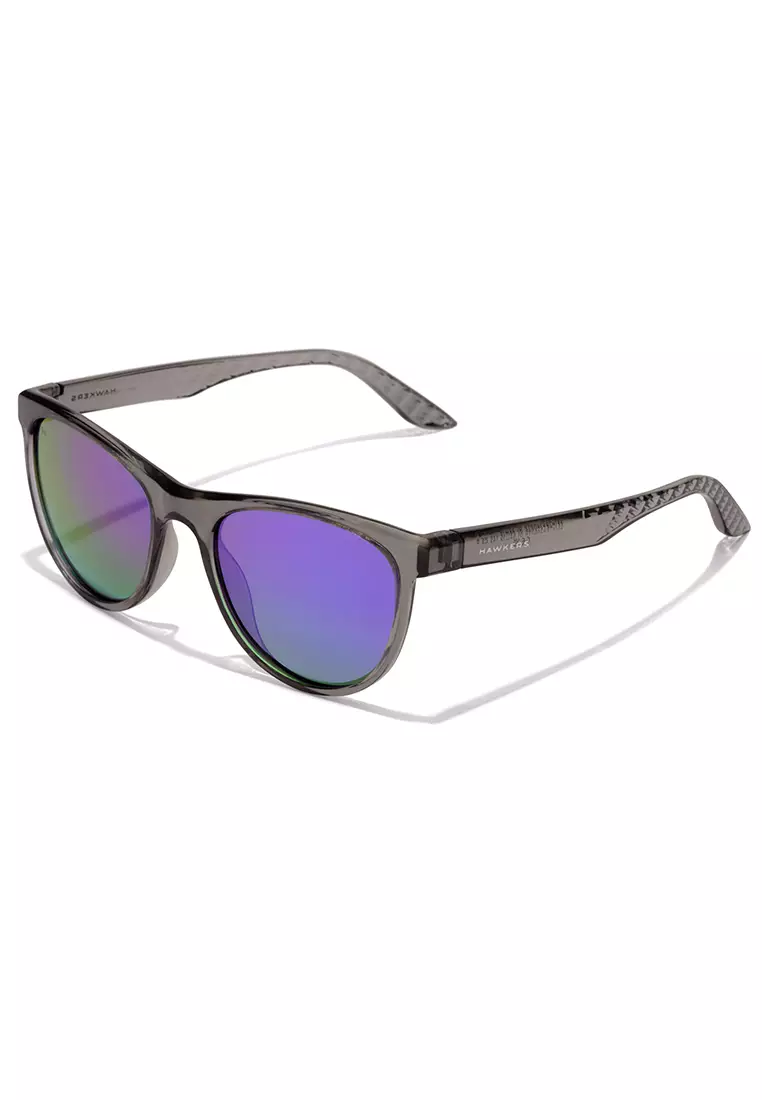 HAWKERS Polarized Grey Galaxy Trail Sunglasses For Men And Women, Unisex. Official Product Designed In Spain