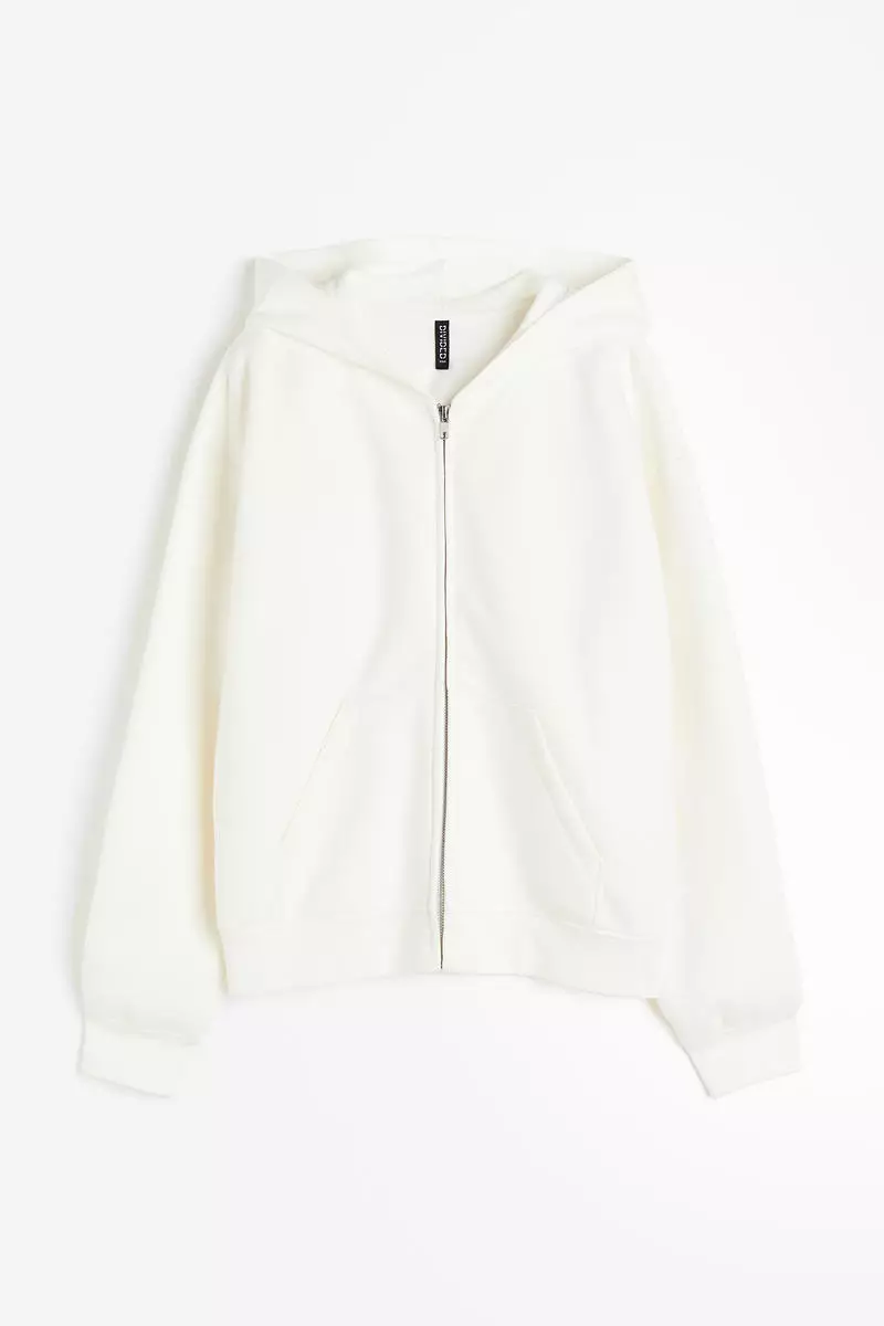 Buy H&M Oversized zip-through hoodie 2025 Online ZALORA