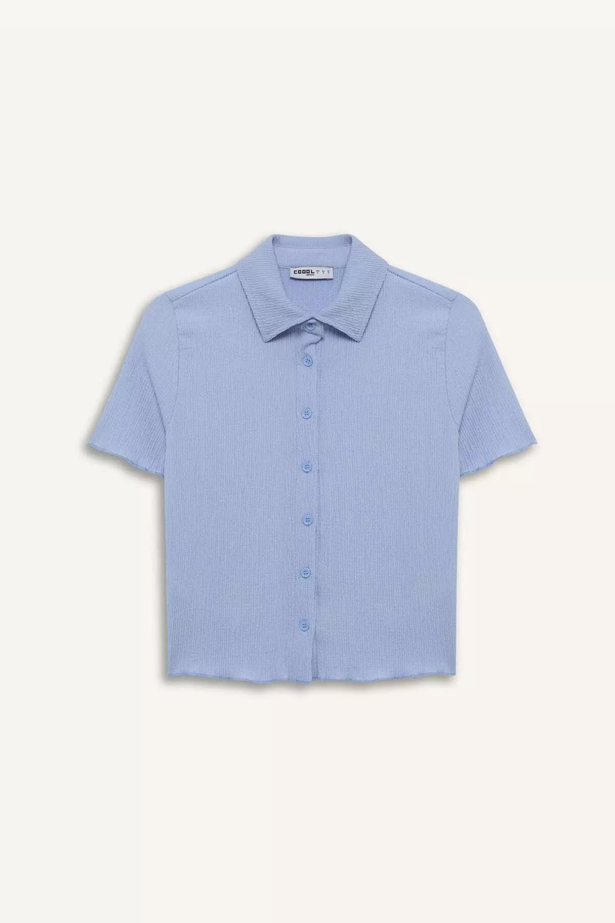 Cool Fitted Wrap Short Sleeve Shirt D4520Ax25Sm