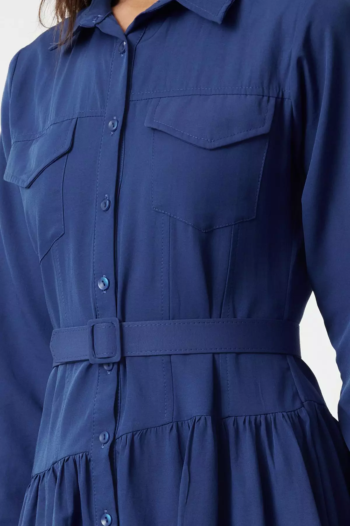 Belted Shirt Dress