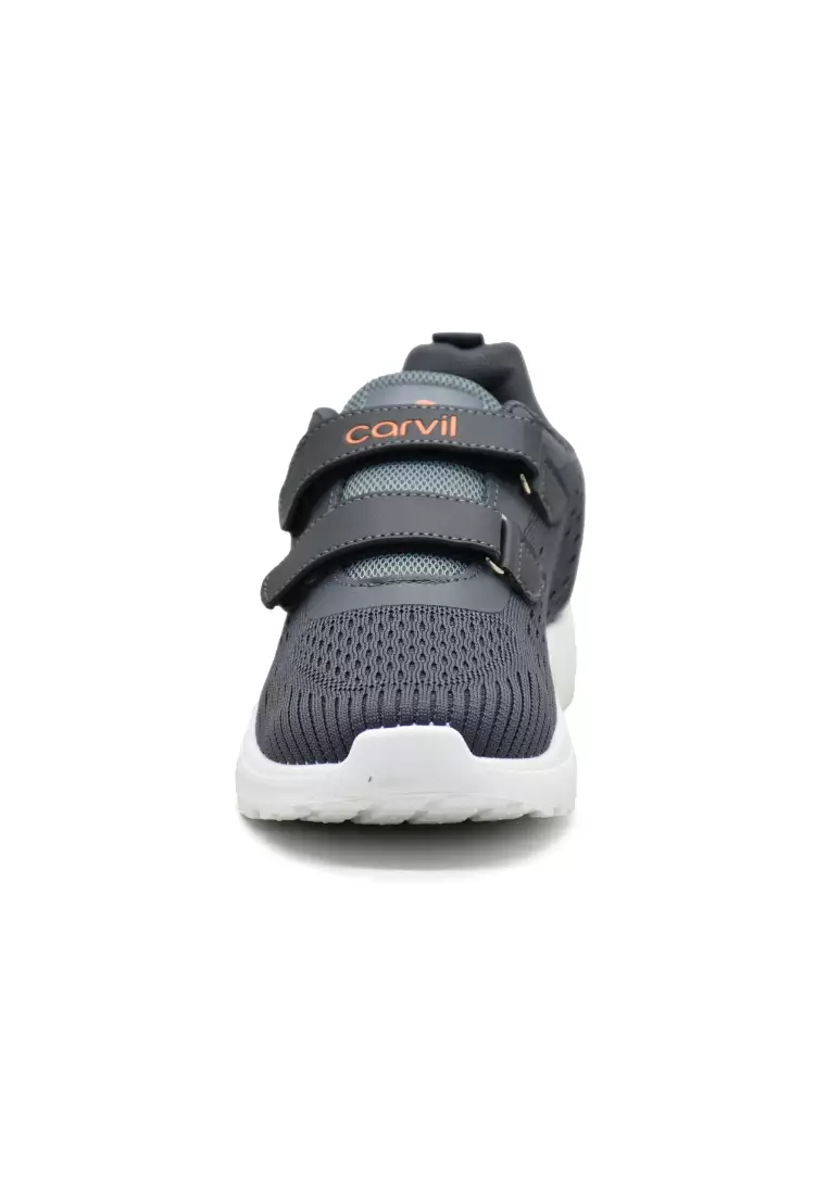 Carvil Sepatu Anak Mizura-01 LT Dark Grey/White