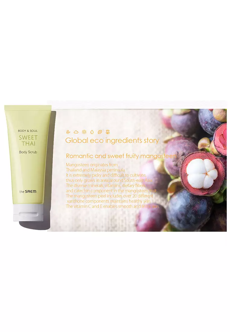 Jual The Saem Body & Soul Sweet Thai Body Scrub Original 2023 ZALORA Indonesia
