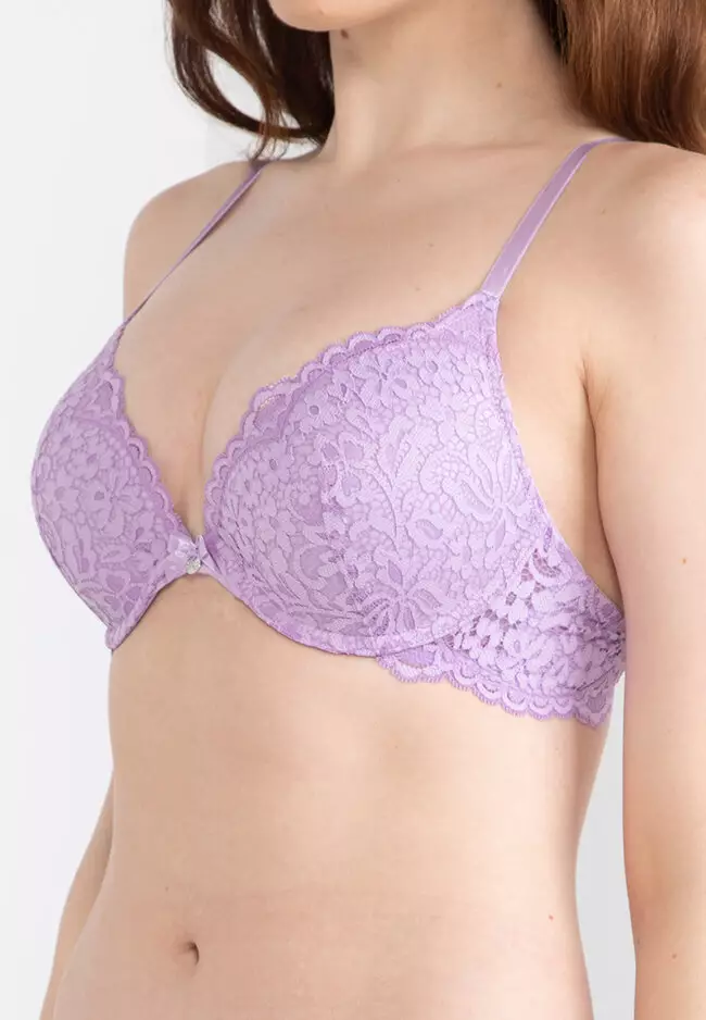 Buy Hunkemoller Rose Push-up Bra in Lavendula 2024 Online