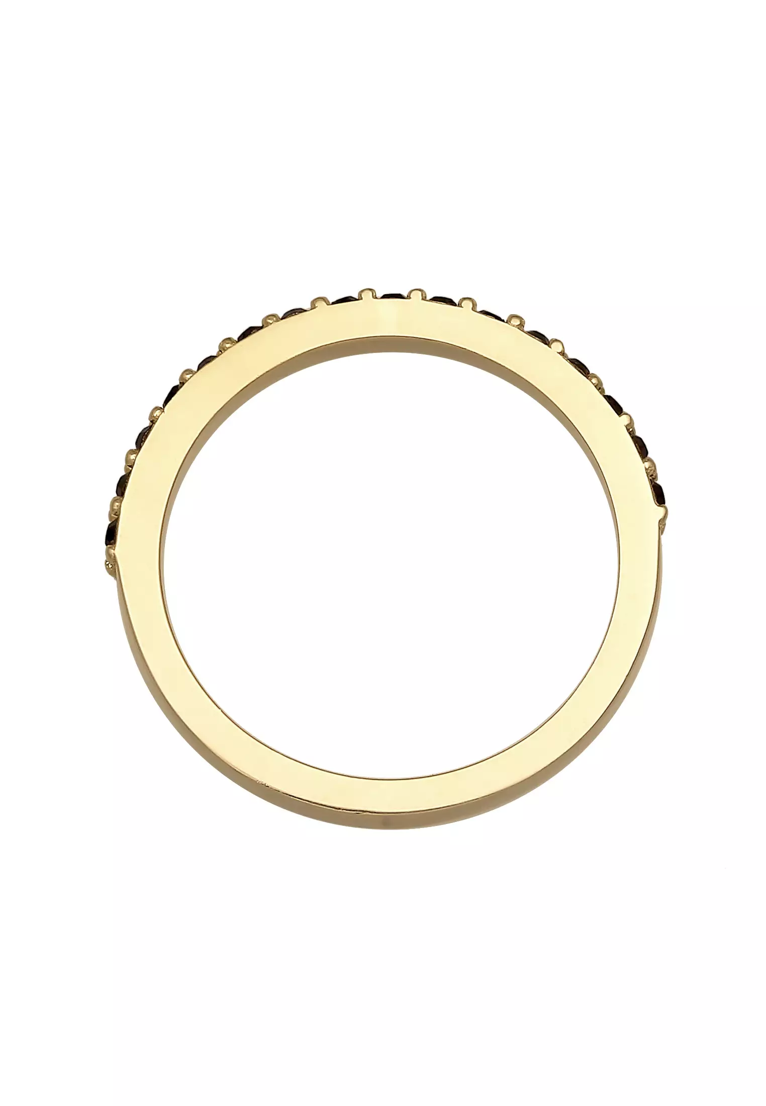 Buy ELLI GERMANY Malaysia Gold Crystals | Memoire Band Ring Plated Online ZALORA