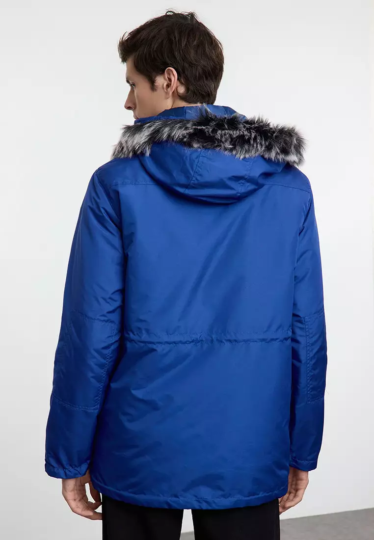 Saks Regular Fit Winter Parka Windbreaker Jacket TMNAW25MO00023