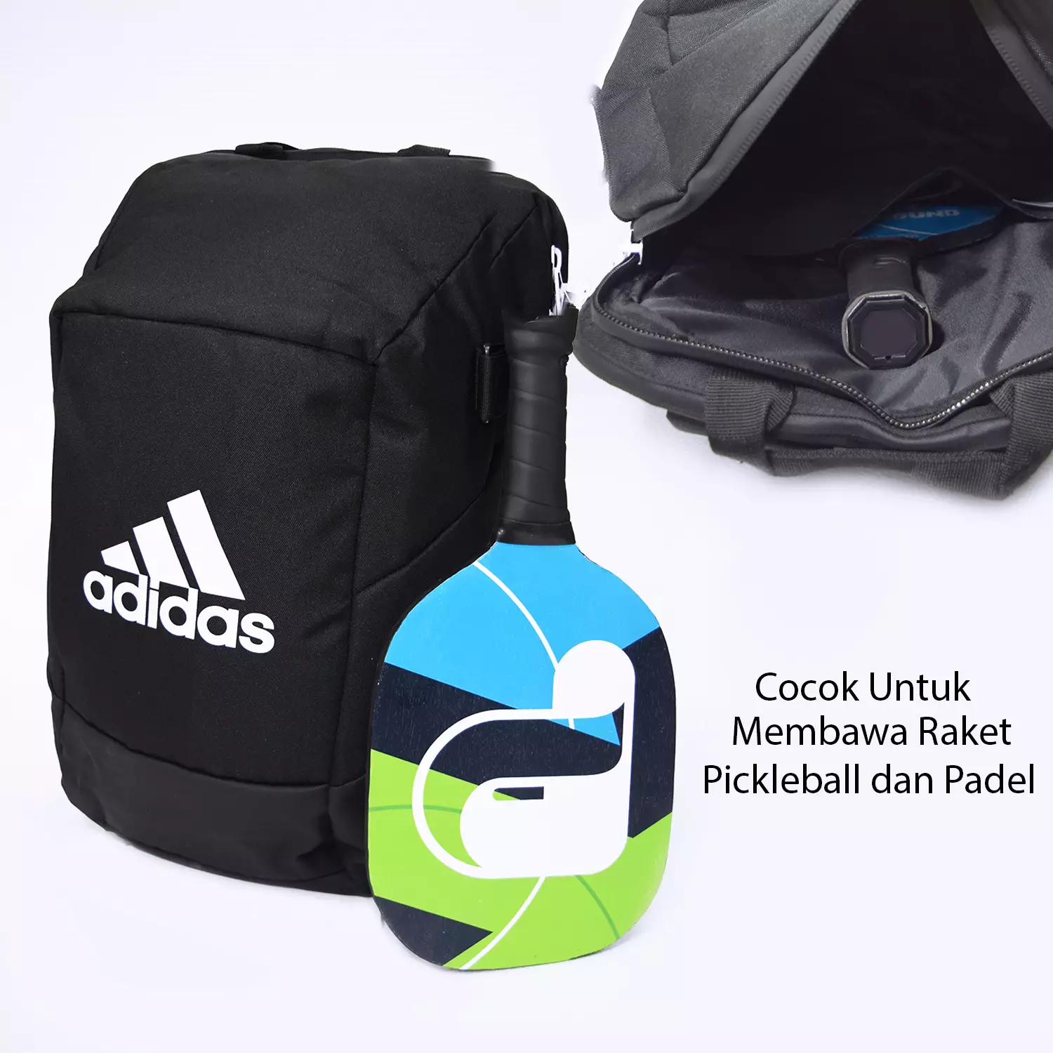Tas Ransel Olahraga Adidas VS1.1 Back Pack Black \/ White