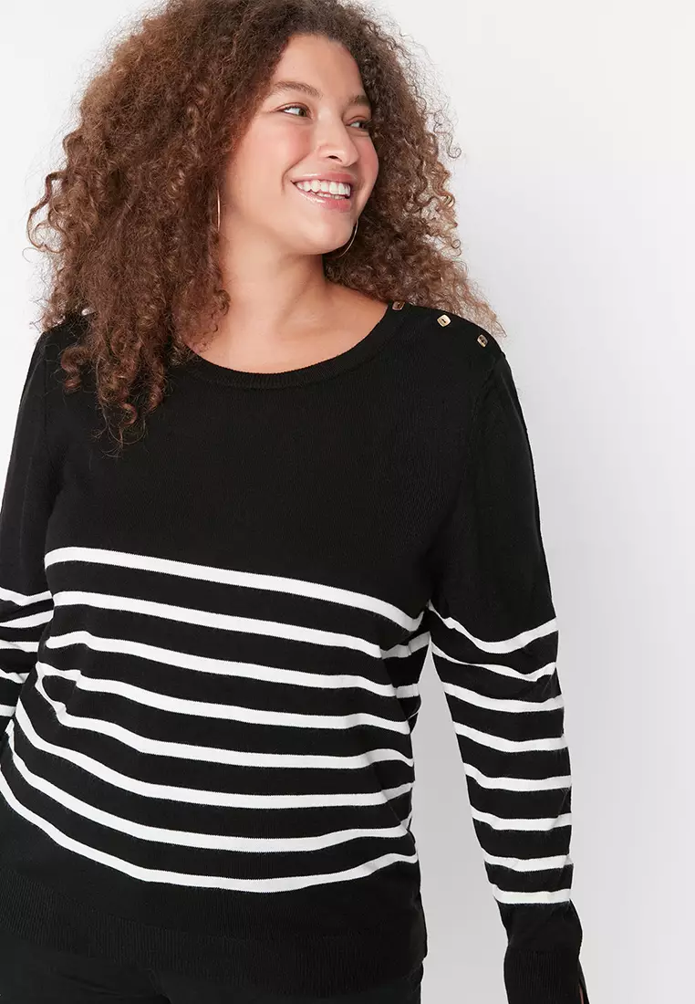 Striped Knitwear Sweater