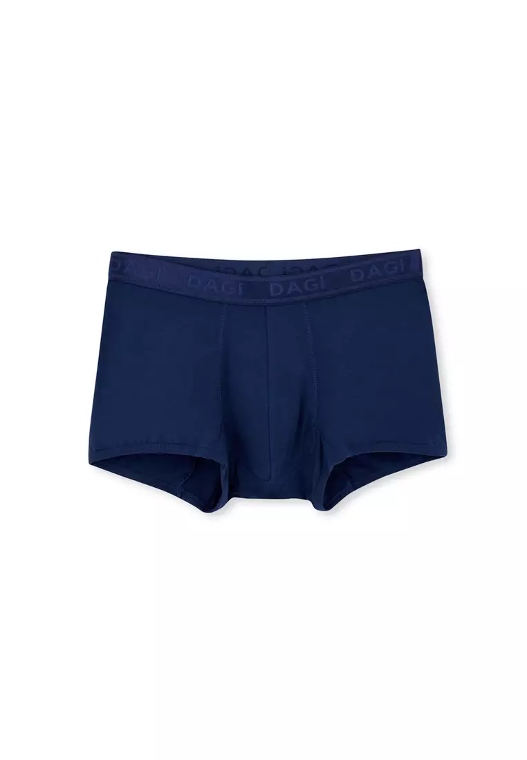 Buy DAGİ 2-Pack Navy Boxer, Geometric Print, Slim Fit, Short Leg ...