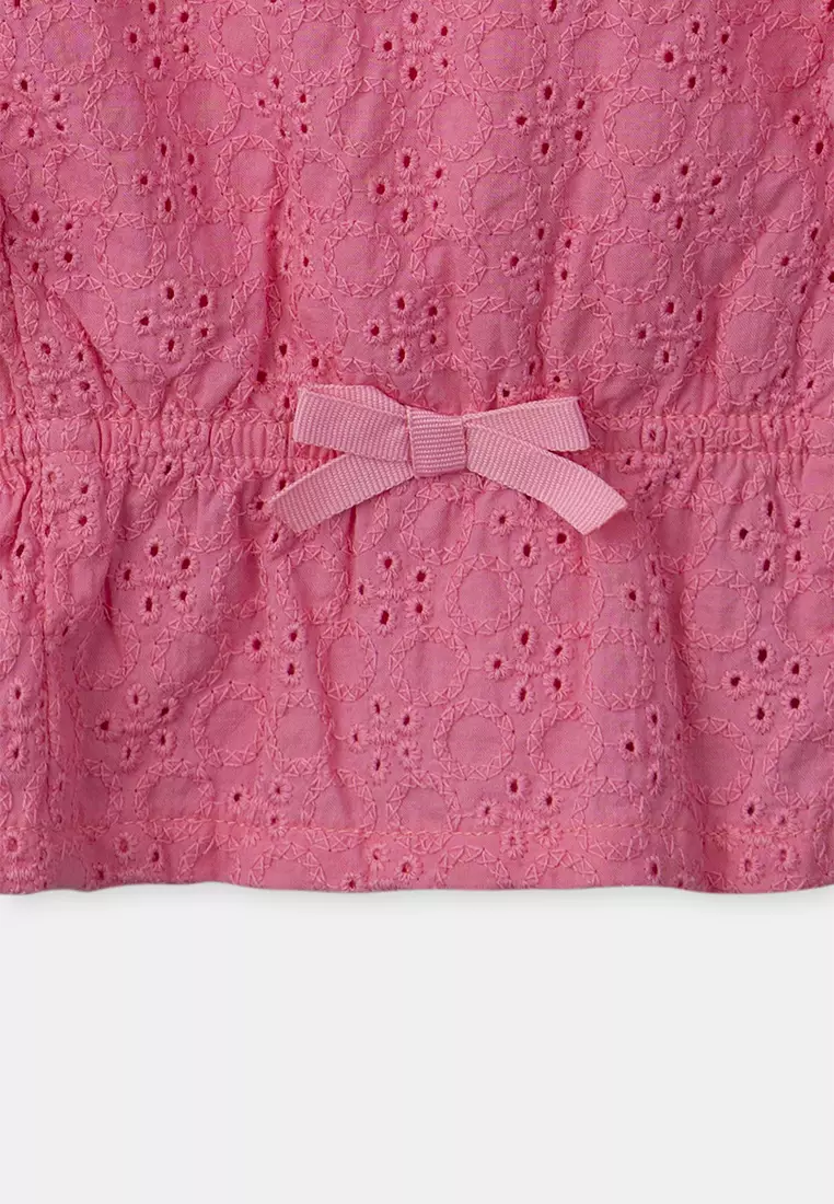 Pink BLOUSE / Pink embroidered blouse