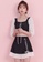 A-IN GIRLS black and white (2PCS) Sweet Colorblock Split Swimsuit 832B3US0481F92GS_4