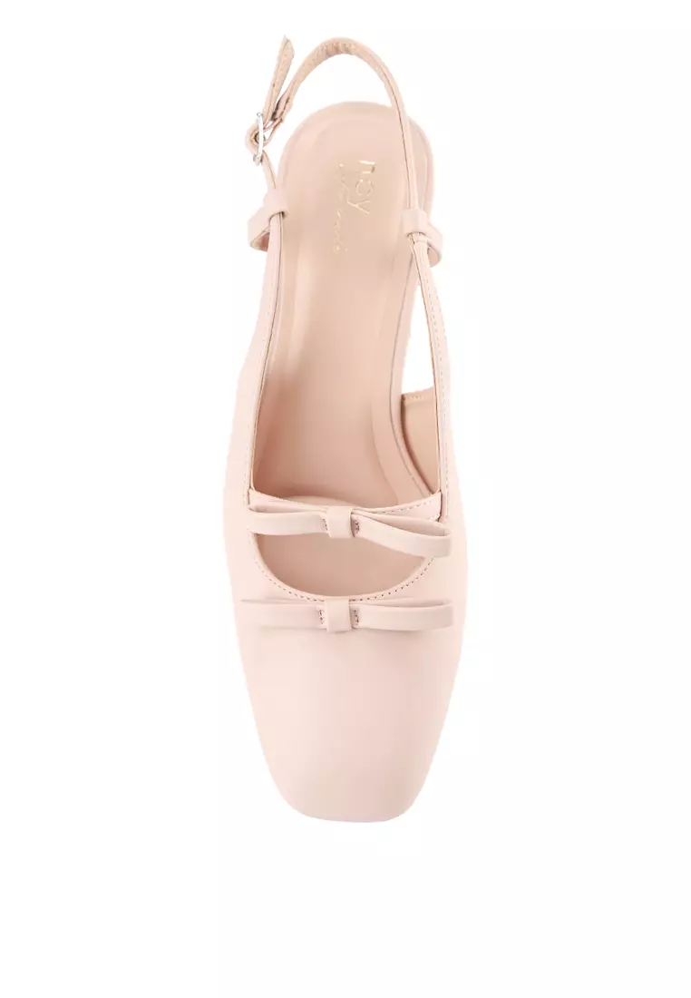 IVANNA J2534-8 SLINGBACK SHOES DUSTY PINK