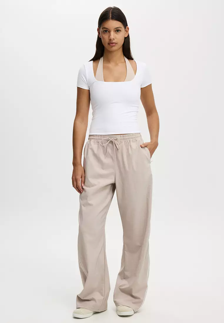 Ultra Soft Square Neck Fitted T-Shirt