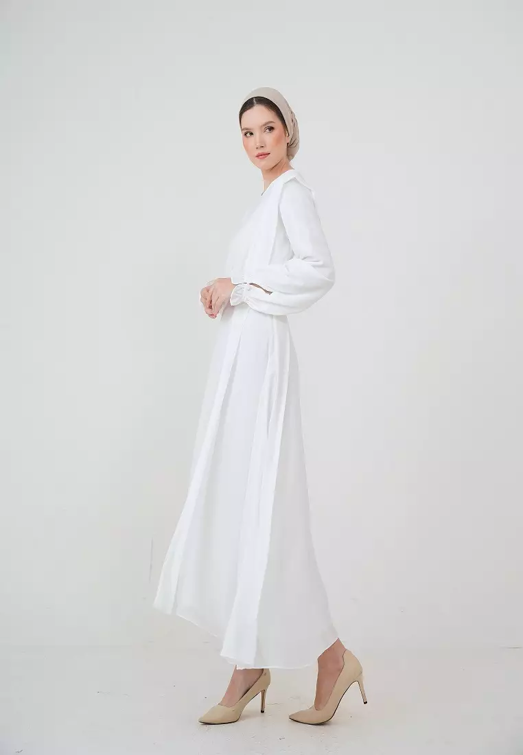 Arsyana Midi Dress White
