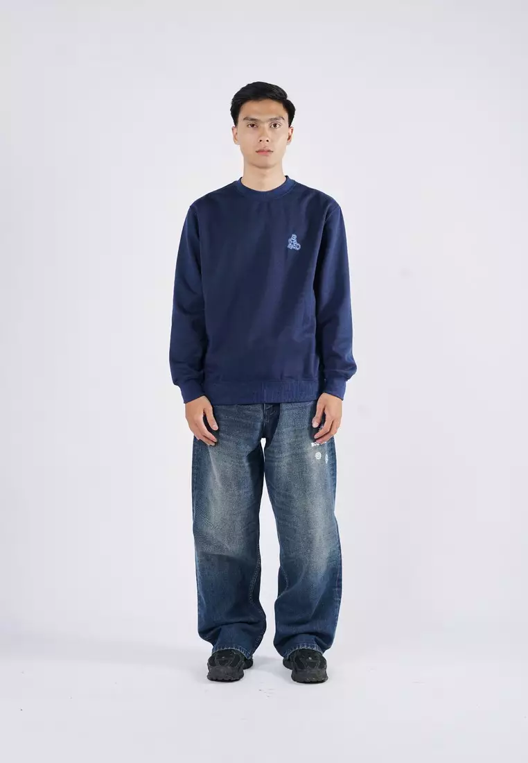 3Second x Dagelan Jacket Crewneck Sweatshirt Regular Fit Fleece Darius OL-010725