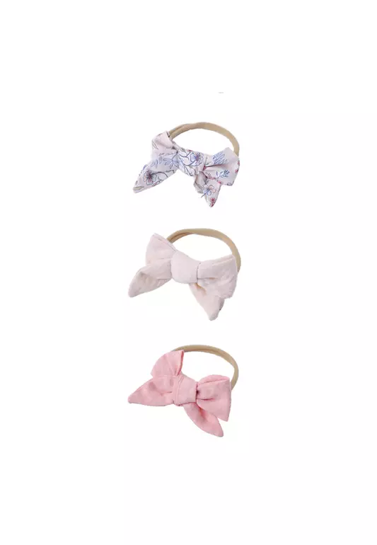 Baby Jenna Woven Bows Turban Set