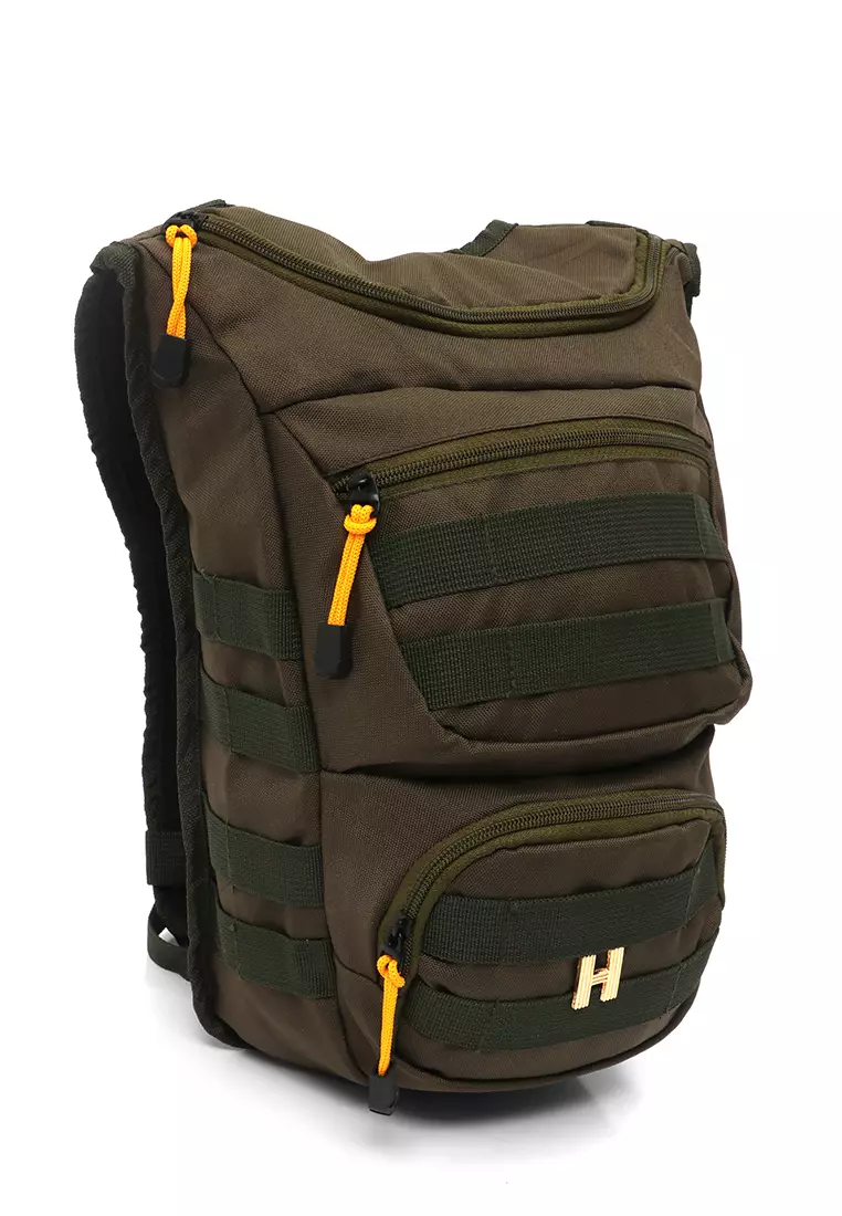 Doomb Backpack Sport Unisex Casual Large Storage Material Cordura ORIGINAL - Green