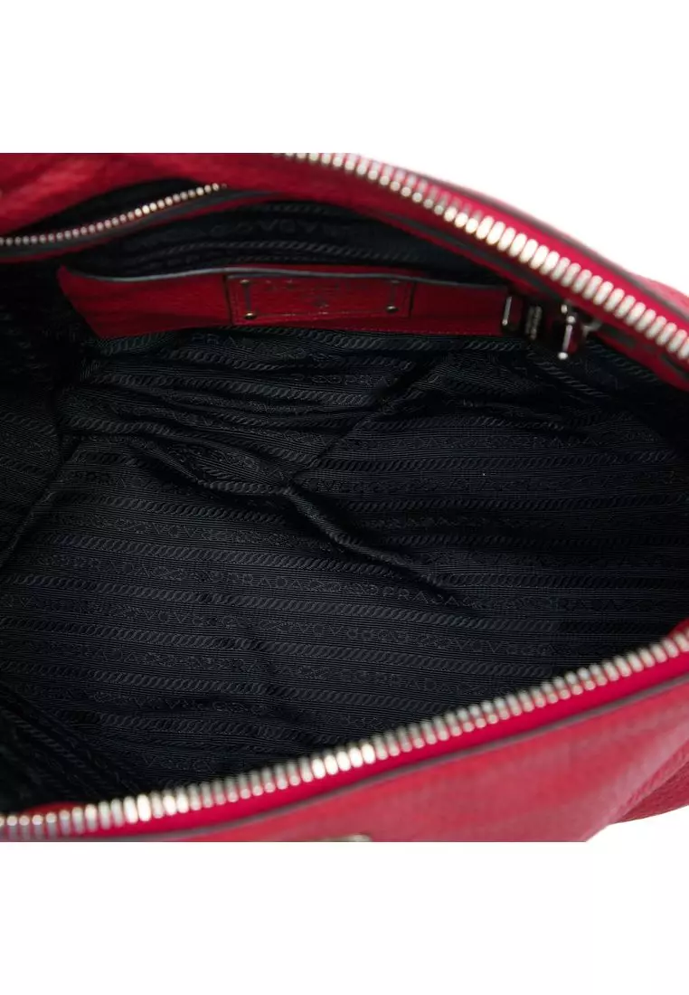 Pre-Loved Prada Vitello Daino Shoulder Bag