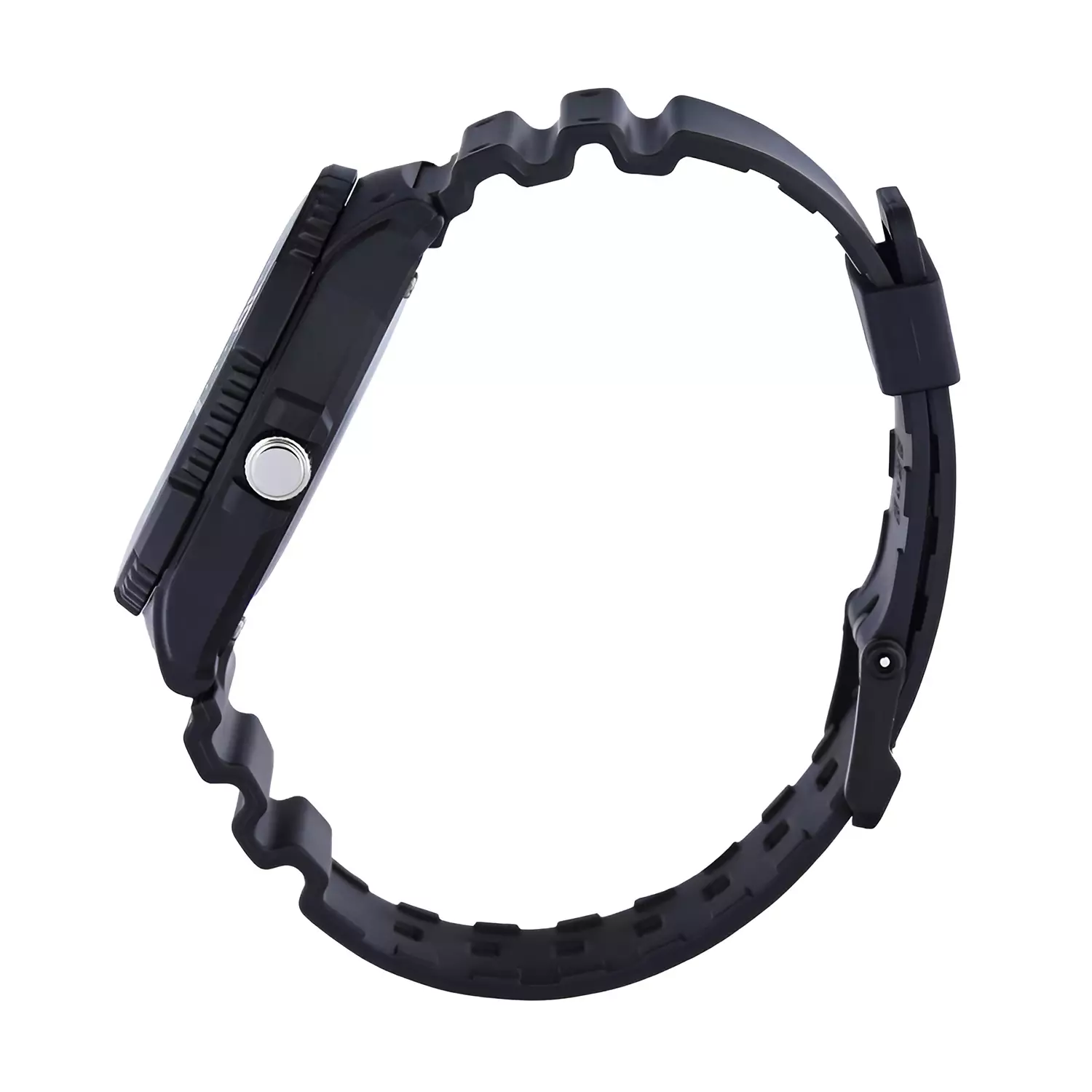 Jam Tangan Analog Pria - Green Aluminum Bezel - Black Resin Case & Band - MRW-230H-1E3V