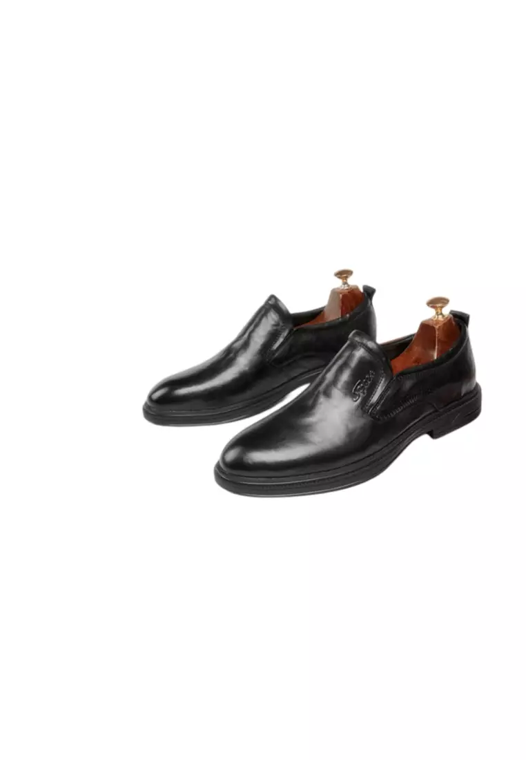 Soft-Soled Non-slip British Retro Business Formal Leather Shoes