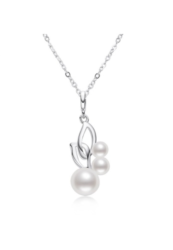A.Excellence silver Premium Japan Akoya Pearl 5.5mm Grape Necklace EFE77AC97CFEF5GS_1
