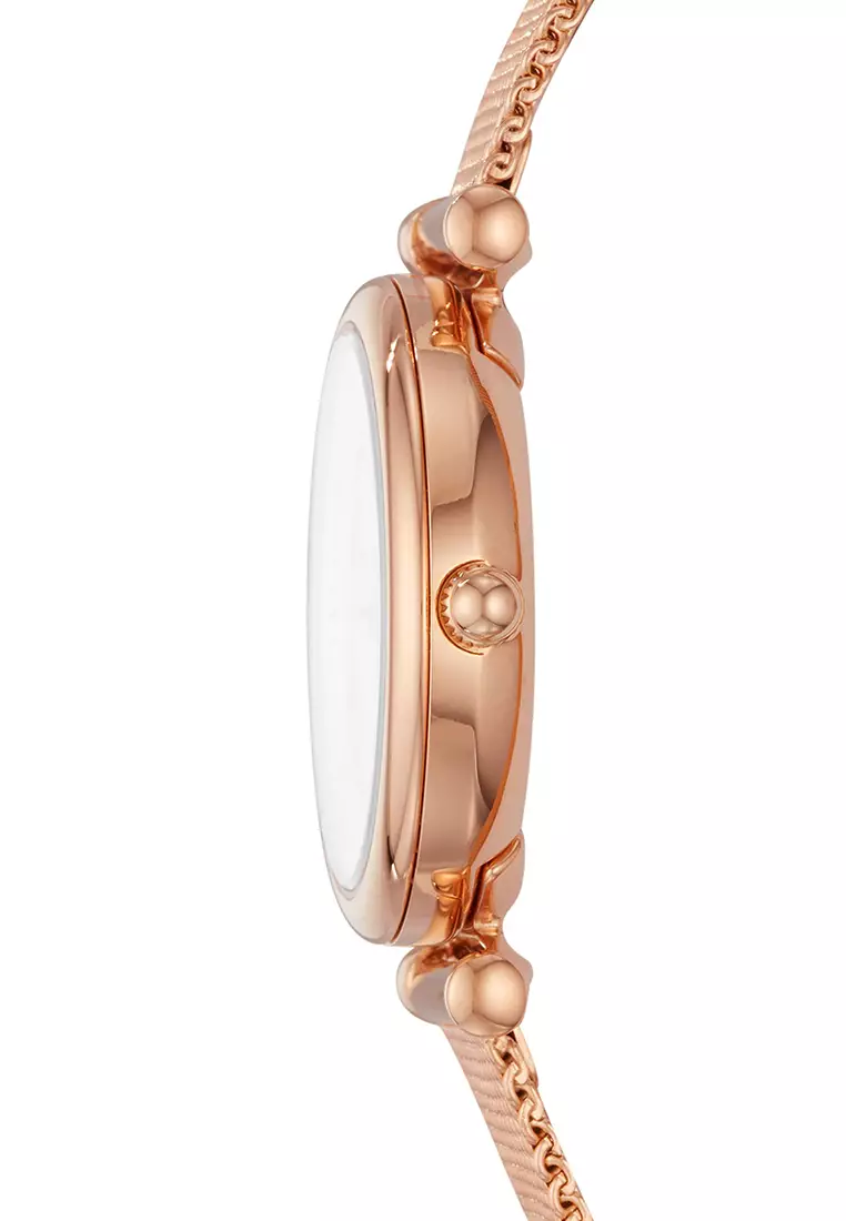 Carlie Rose Gold Stainless Steel Watch ES4433