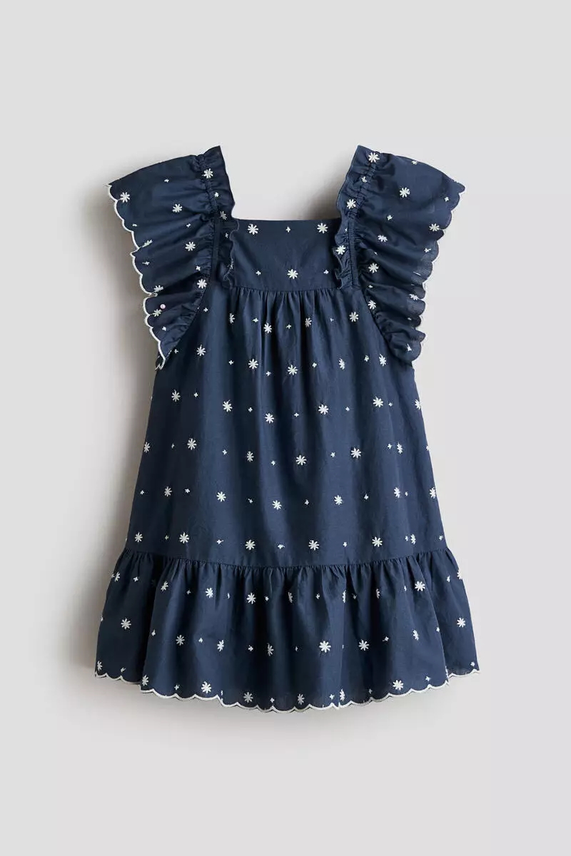 Buy H&M Appliqud hole-knit dress Online | ZALORA Malaysia