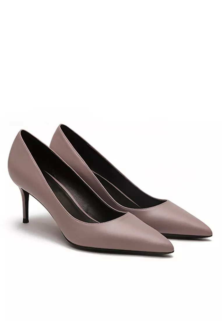 6CM Uniform Pointed High Heel Shoes HZL161