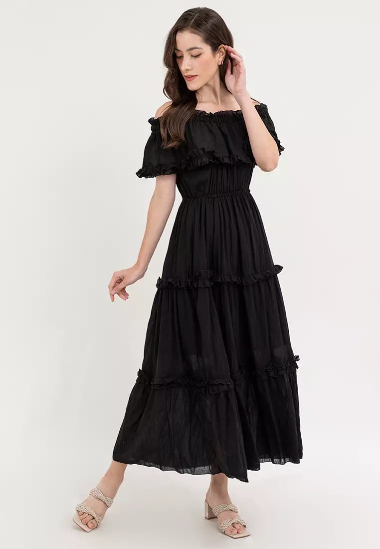 Alessandra Off Shouder Dress