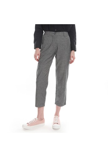 Juice Ematic grey Juice Ematic Celana Wanita Ankle Pants Abu Abu Lilian 2370EAAFE25E6BGS_1