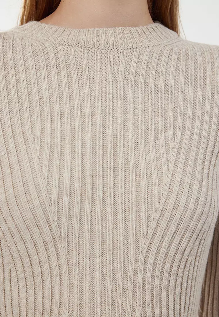 Stone Mini Knitwear A-Line Form Dress Twoaw25El00030