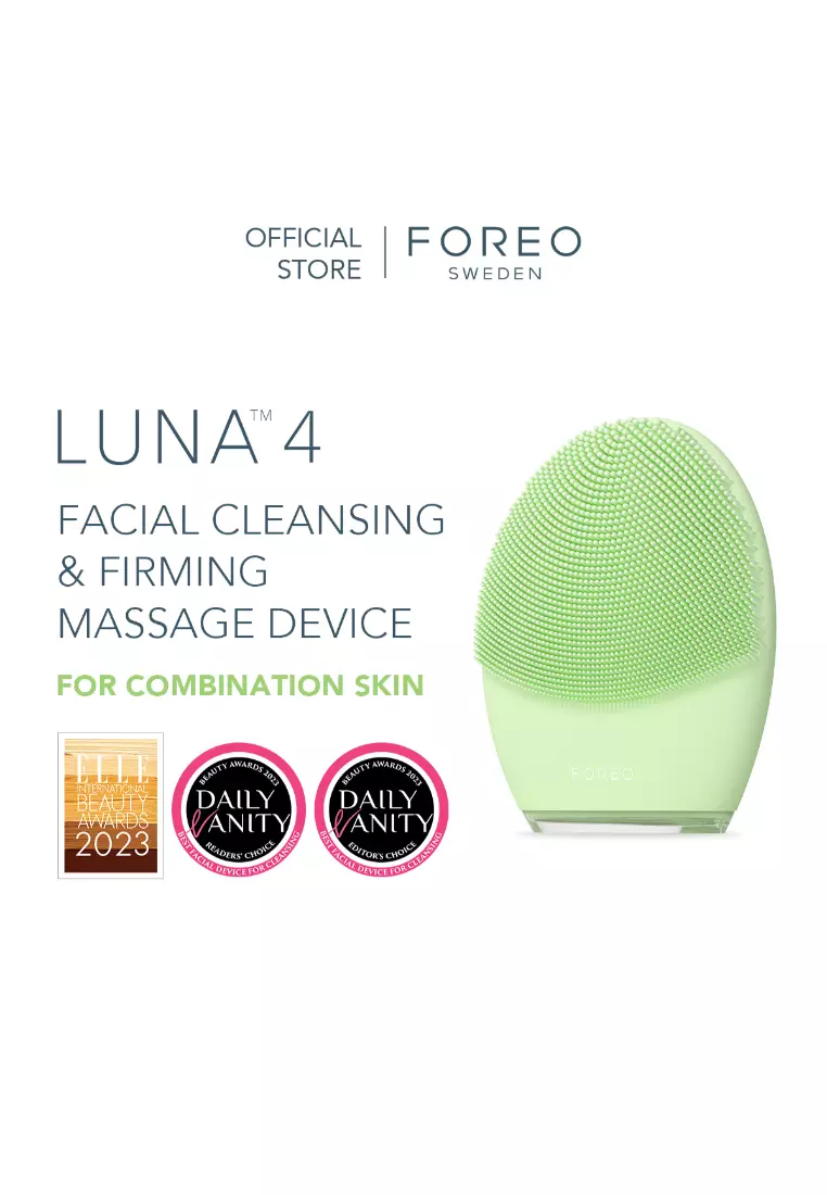 FOREO LUNA 4 Smart Facial Cleansing & Firming Massage Device for Combination Skin