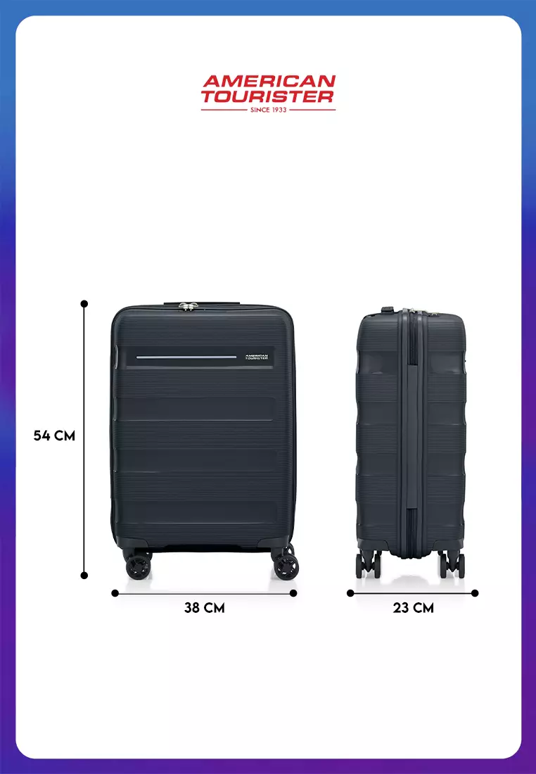 American Tourister Koper Hardcase Linex E Cabin 20 Inch - Black