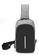 Jackbox grey Korean Men's USB Charging Port Messenger Bag 350 (Grey) 67FD9AC099B183GS_2