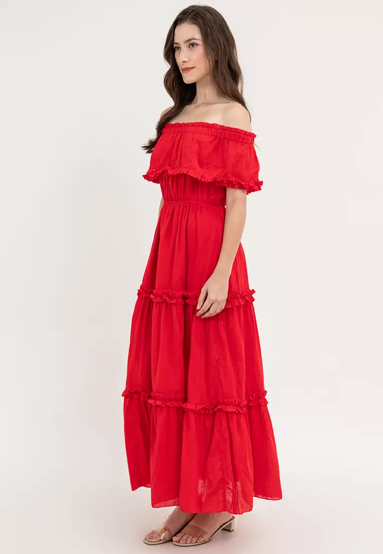 Alessandra Off Shouder Dress