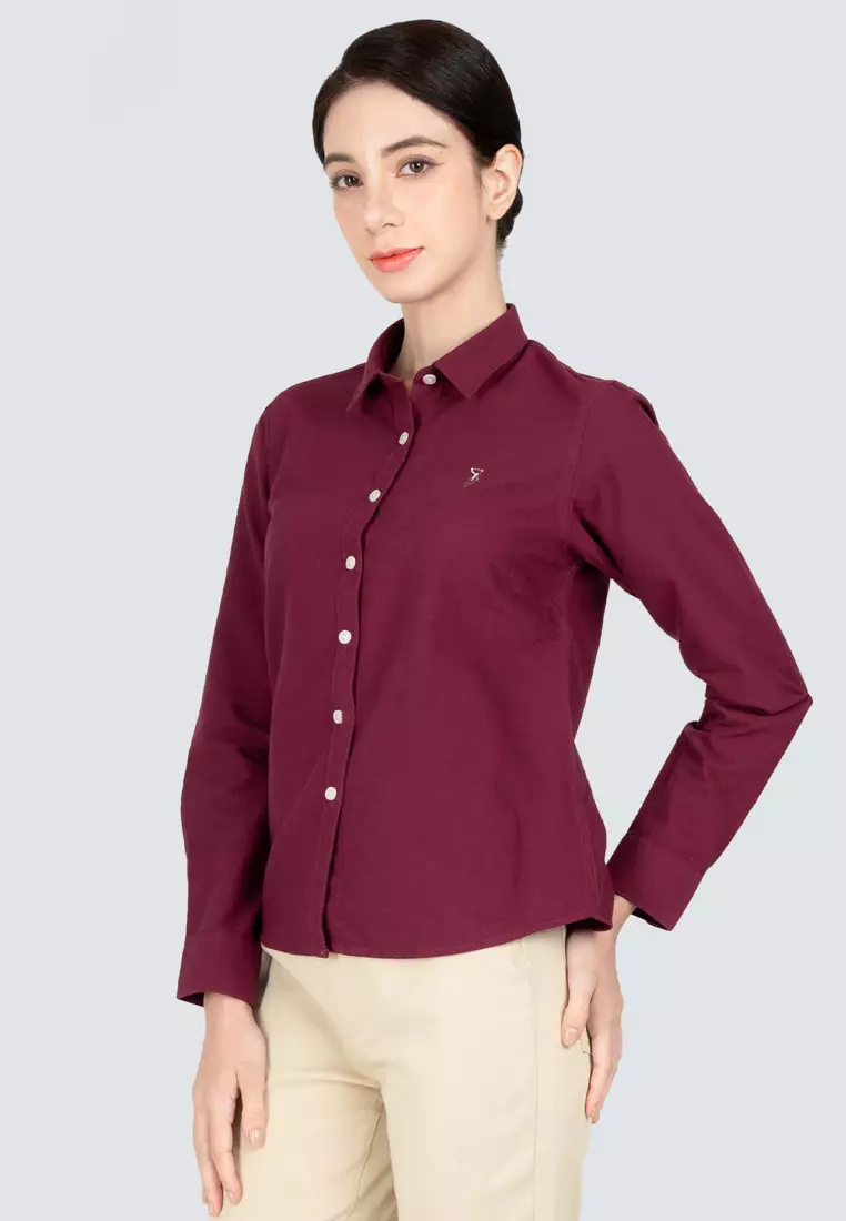 Polo Haus - Women’s Oxford Long Sleeve Shirt WBWLS001