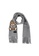 MOSCHINO grey MOSCHINO women's bear tassel scarf 3C61CACE83B0D0GS_3