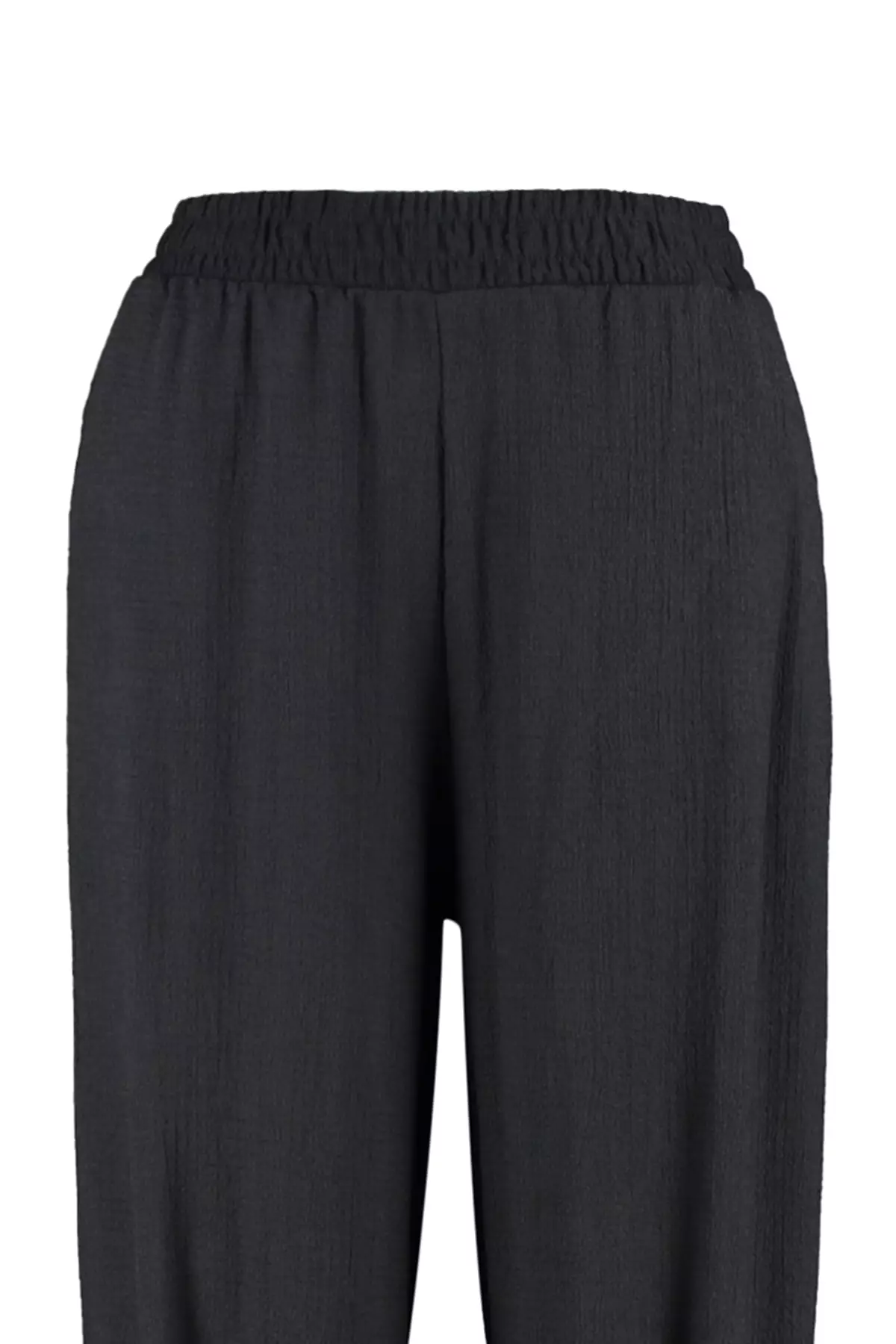 Plus Size Carrot Fit Trousers