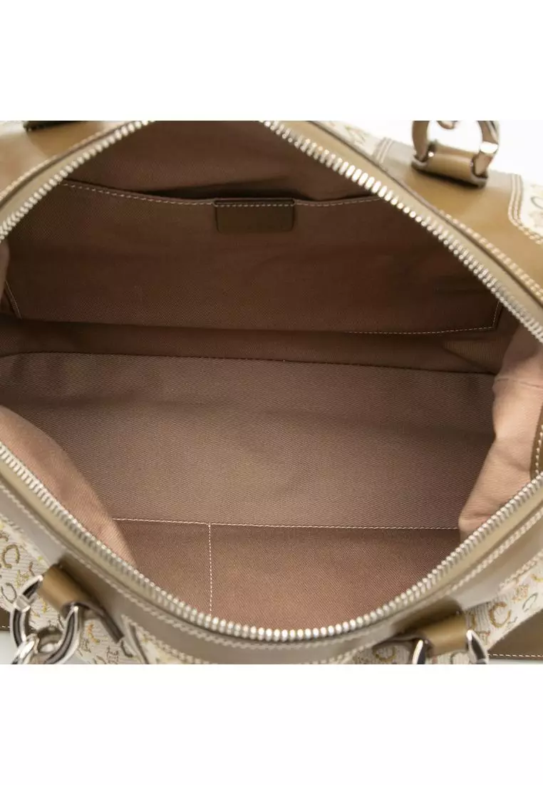 Pre-Loved Celine C Macadam Canvas Handbag
