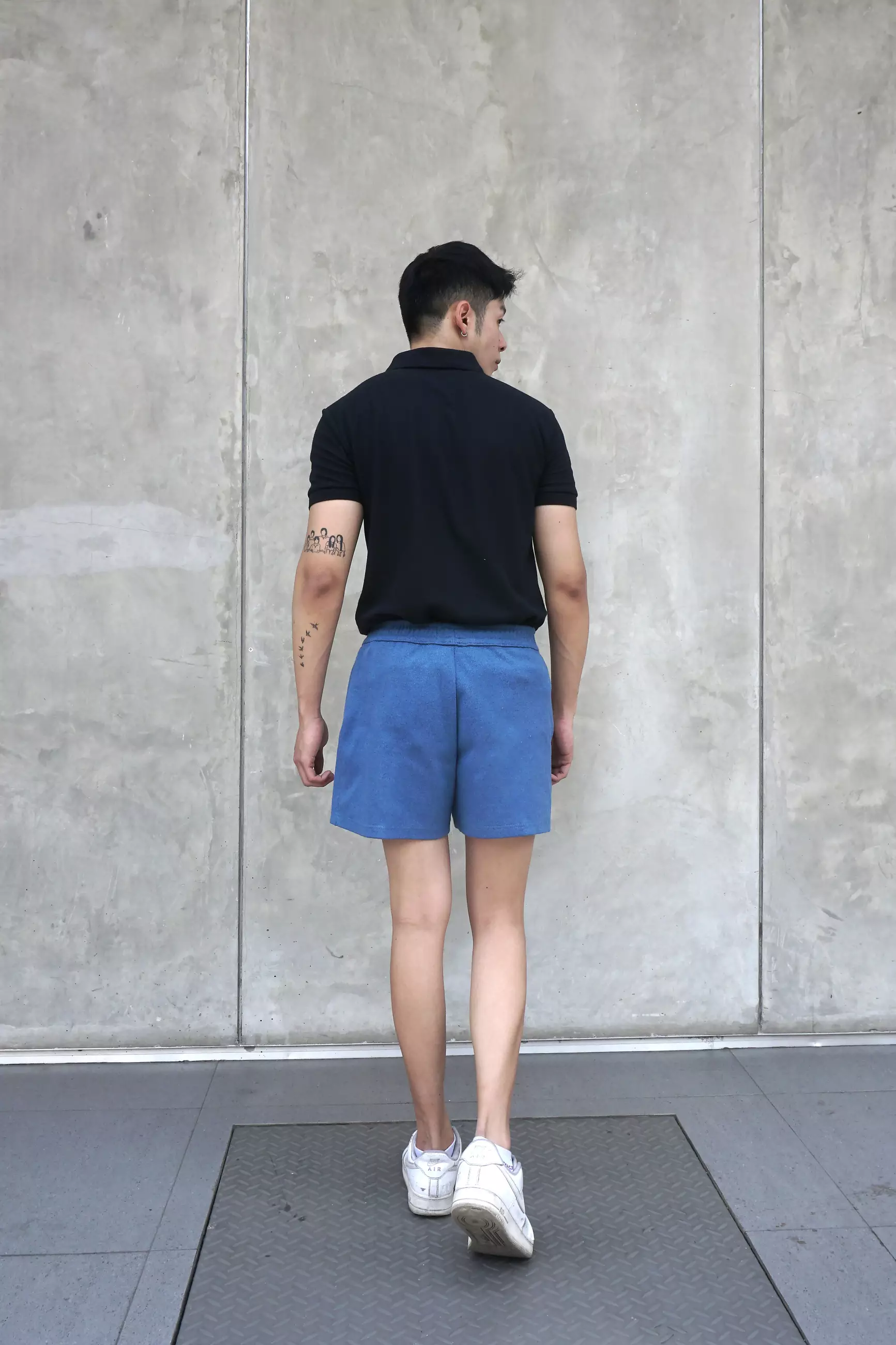 Kale CAKA TANPA SAKU BLUE/ Short Pants / Celana Pendek Pria / Celana Santai Pria