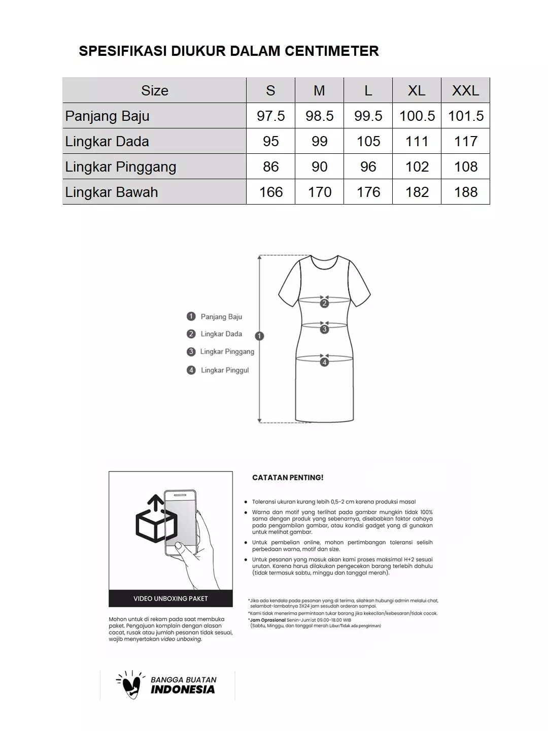 MINIMAL - Juwita - Dress Satin Motif Batik - Red Colour Red